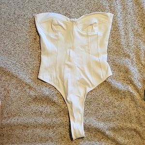 Nasty Gal White Body Suit